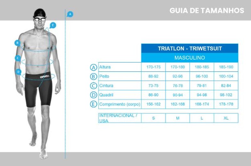 Traje Masculino Triatlon Triwetsuit Carbon Sem Manga Arena