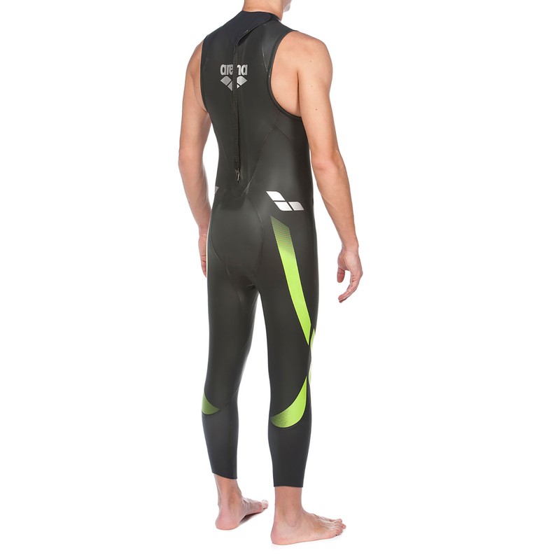 Traje Masculino Triatlon Triwetsuit Carbon Sem Manga Arena