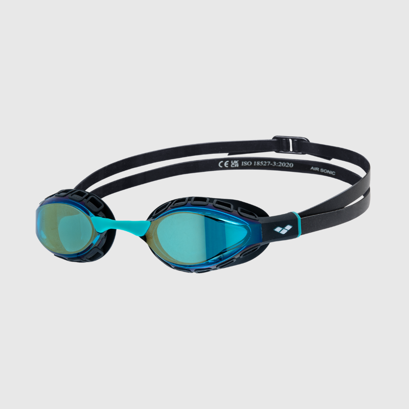 Óculos de Natação Air Sonic Azul Água e Preto arena 