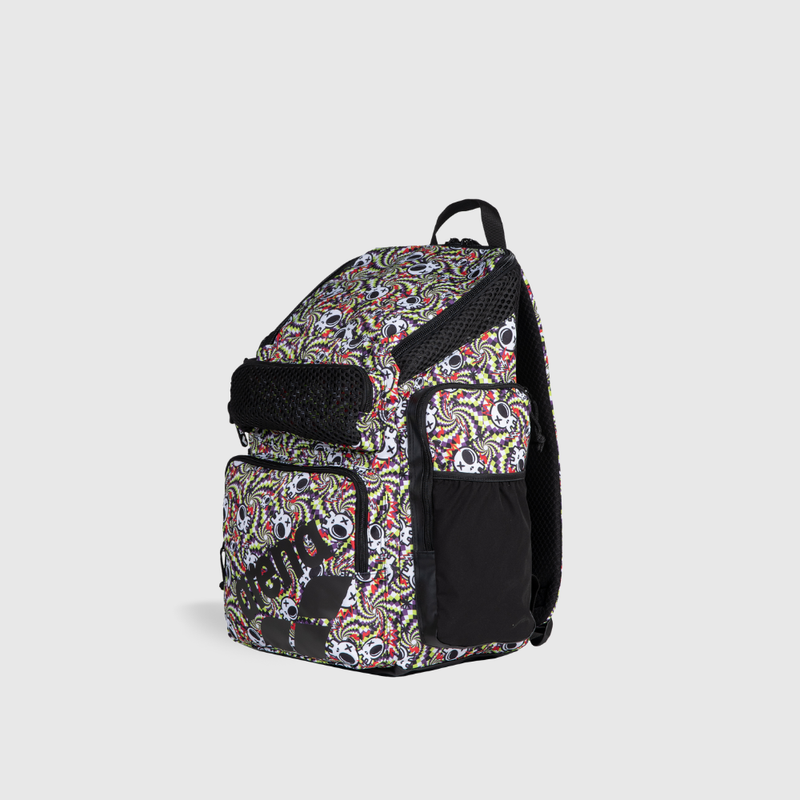 Mochila One Go Print Caveira Colorido 45L arena