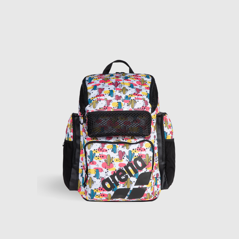 Mochila One Go Print Rosa/Amarelo 45L arena