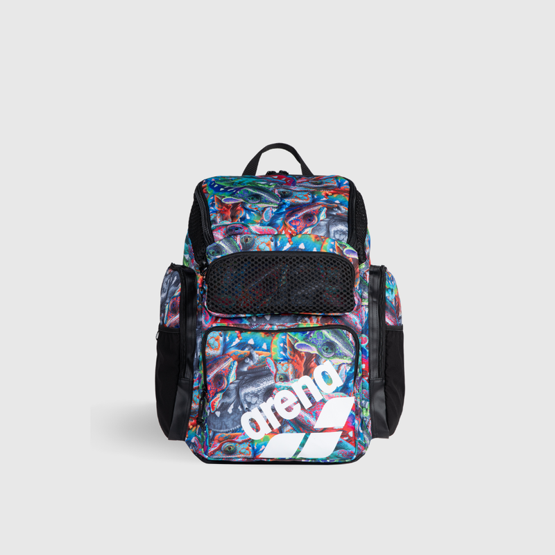 Mochila One Go Print Iguanas Roxo/Azul 45L arena