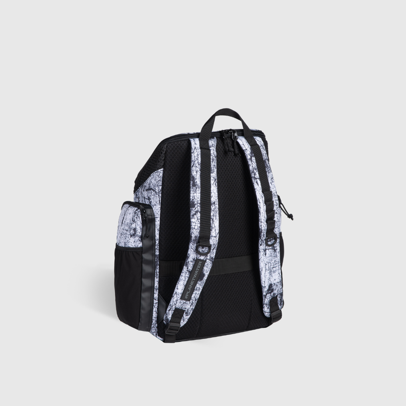 Mochila One Go Print Preto/Branco 45L arena