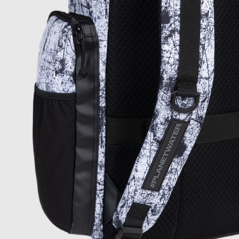 Mochila One Go Print Preto/Branco 45L arena
