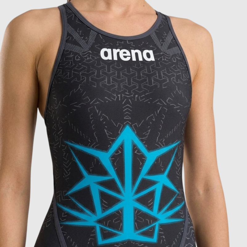 Maiô de Natação Powerskin Carbon Glide Warriors Open Back arena
