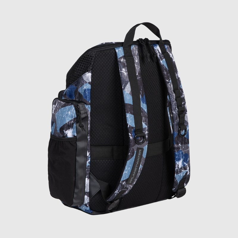 Mochila One Go Print Azul Marinho/Preto Estampado 45L arena