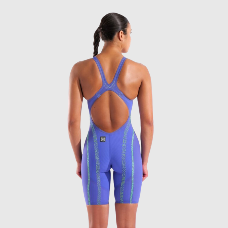 Maiô de Natação Powerskin Primo Future Dusk Open Back Lilás arena