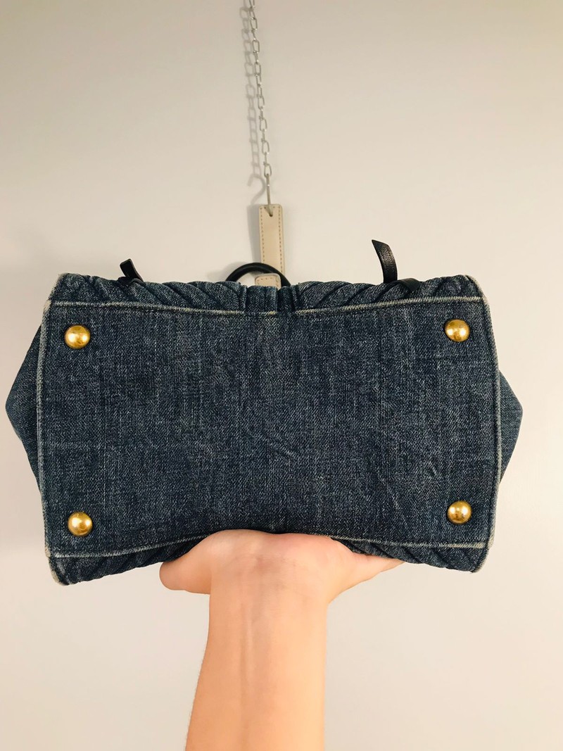 Bolsa Miu Miu Denim Biker 