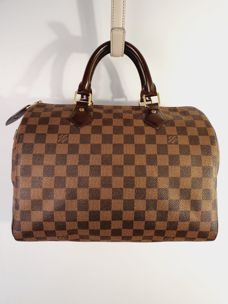 Bolsa Louis Vuitton Speedy 30 Damier Ebène 