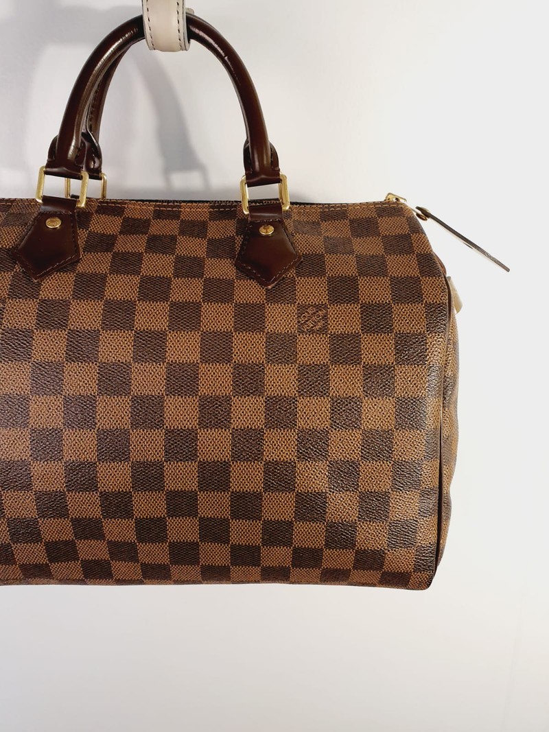 Bolsa Louis Vuitton Speedy 30 Damier Ebène 