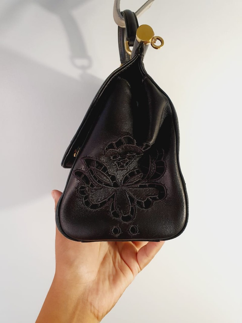 Bolsa Dolce & Gabbana Black Lace Miss Sicily