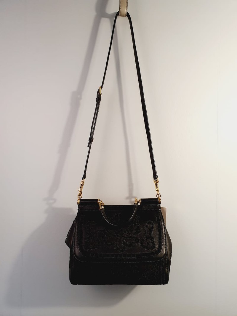 Bolsa Dolce & Gabbana Black Lace Miss Sicily