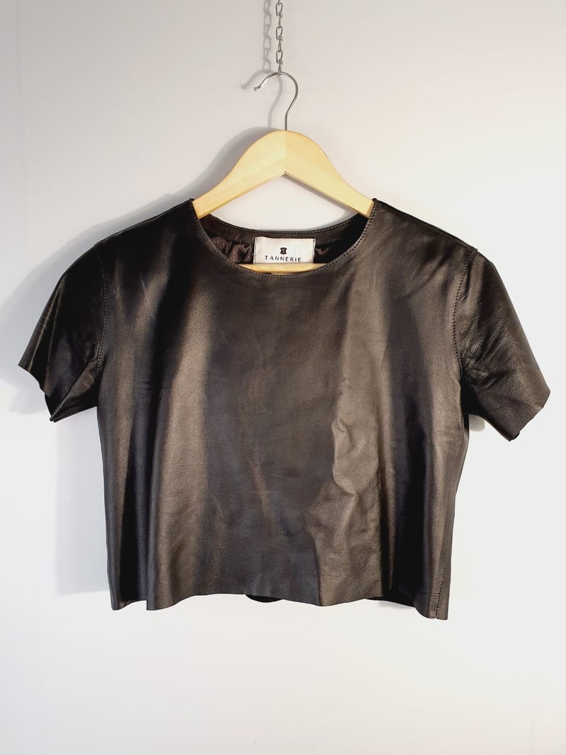 Blusa Tannerie couro