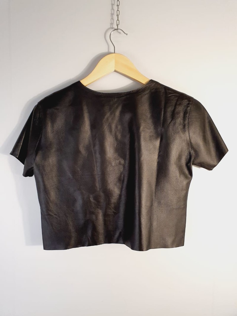 Blusa Tannerie couro