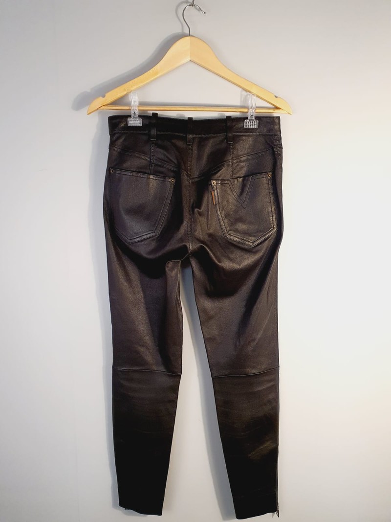 Calça Louis Vuitton couro