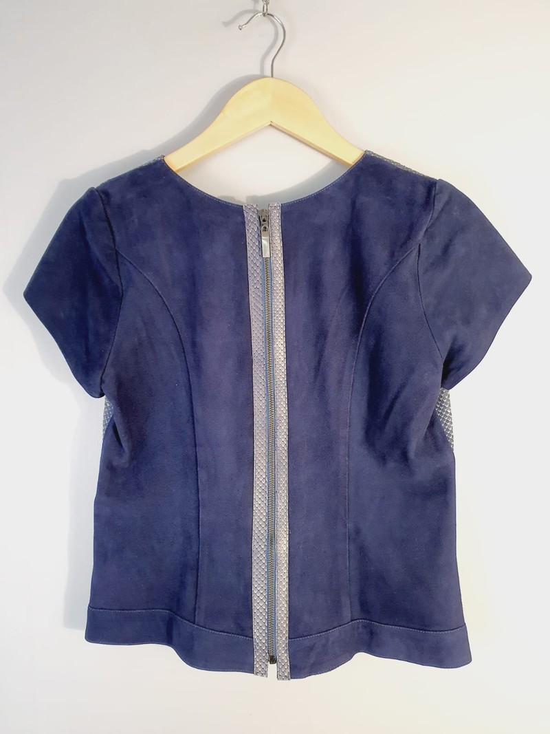 Blusa St Trois couro