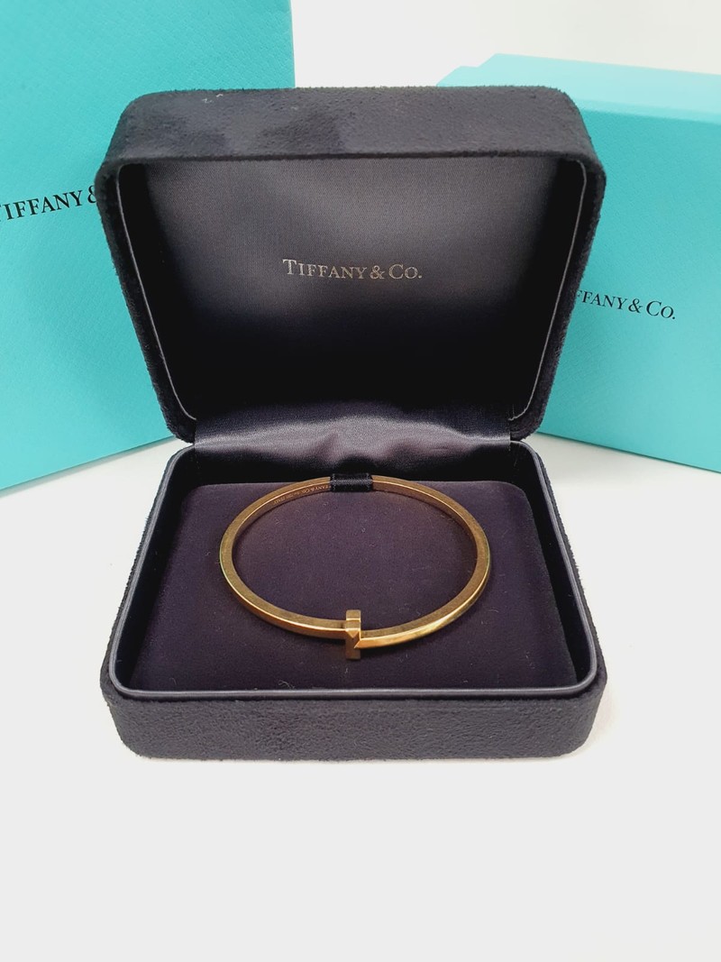 Pulseira Tiffany & Co. T1 estreita em ouro