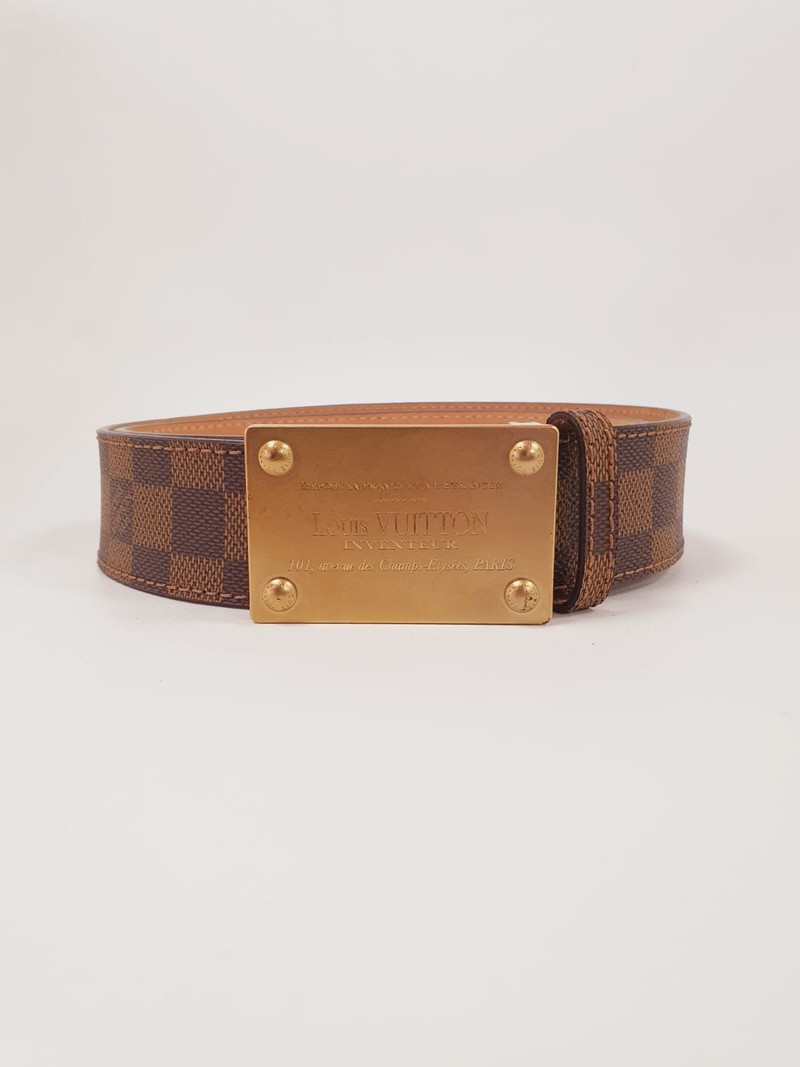 Cinto Louis Vuitton Damier Ebène