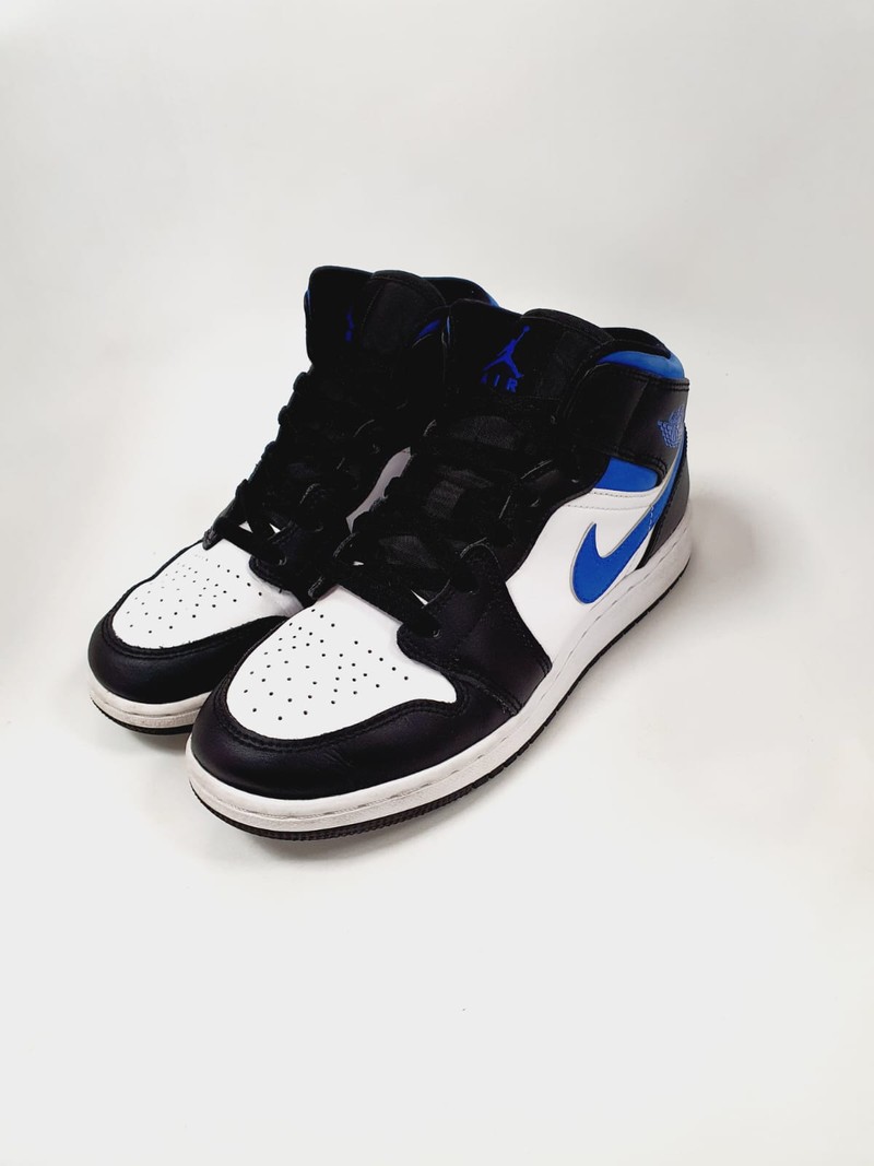 Tenis Nike Air 1 Jordan Mid Racer Blue