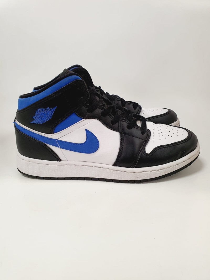 Tenis Nike Air 1 Jordan Mid Racer Blue