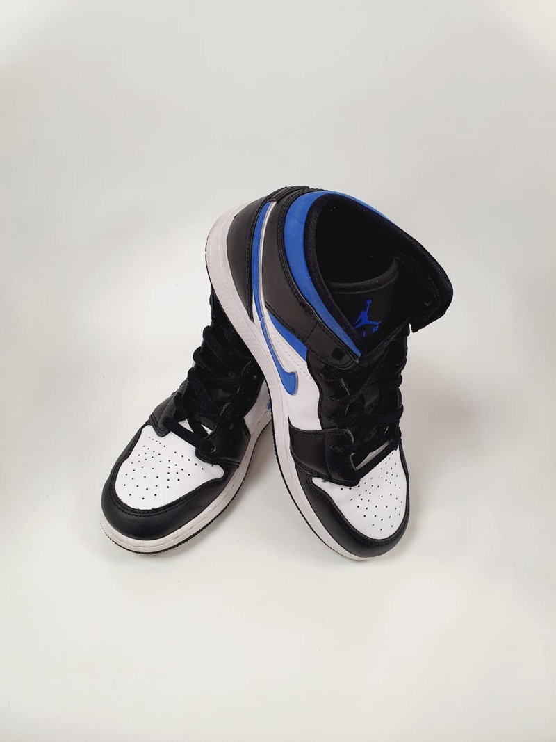 Tenis Nike Air 1 Jordan Mid Racer Blue