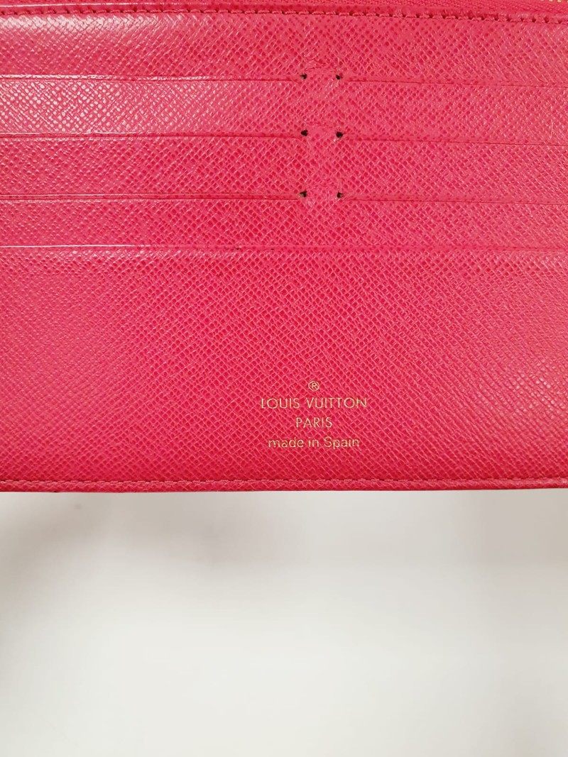 Carteira Louis Vuitton Monogram Fleuri Insolite Rouge