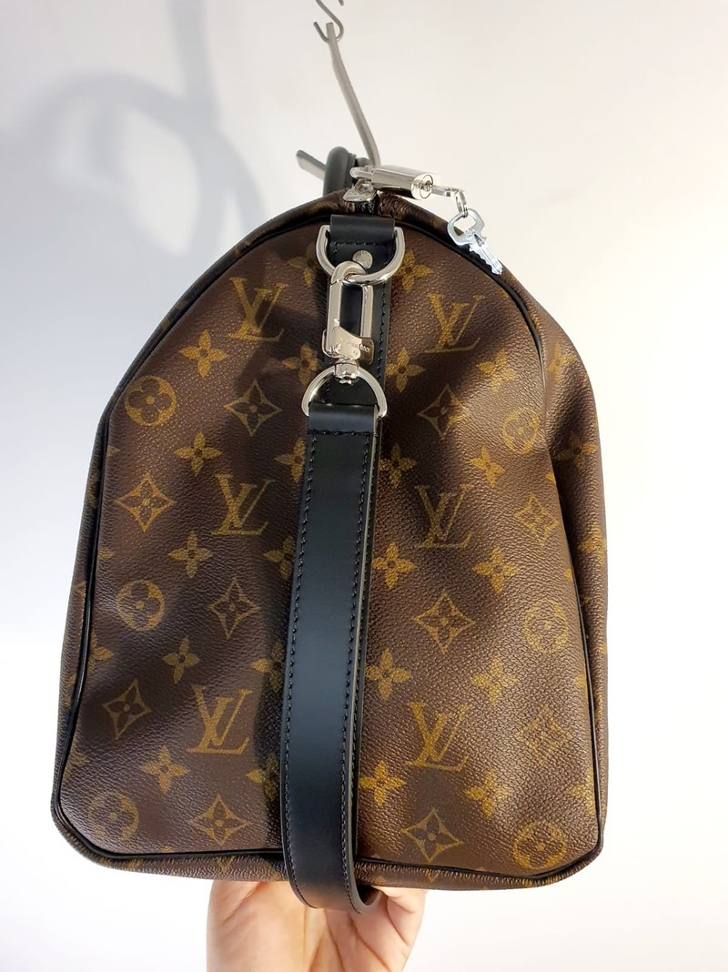 Mala Louis Vuitton Keepall Bandouliere 45 Monogram Macassar 