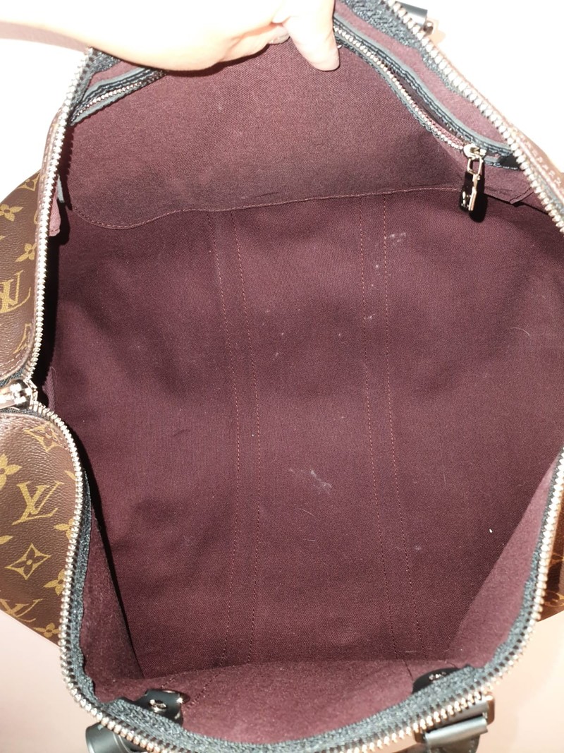 Mala Louis Vuitton Keepall Bandouliere 45 Monogram Macassar 