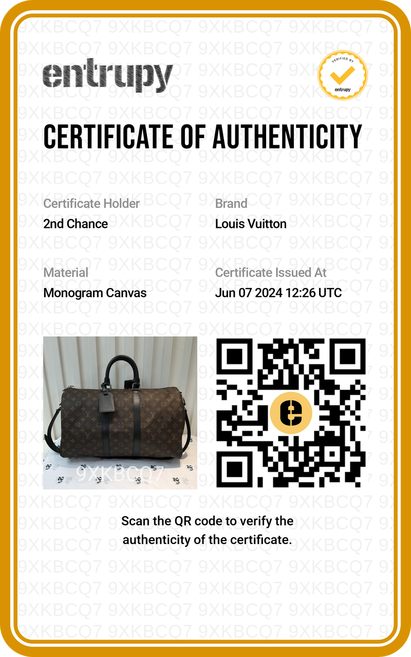 Mala Louis Vuitton Keepall Bandouliere 45 Monogram Macassar 