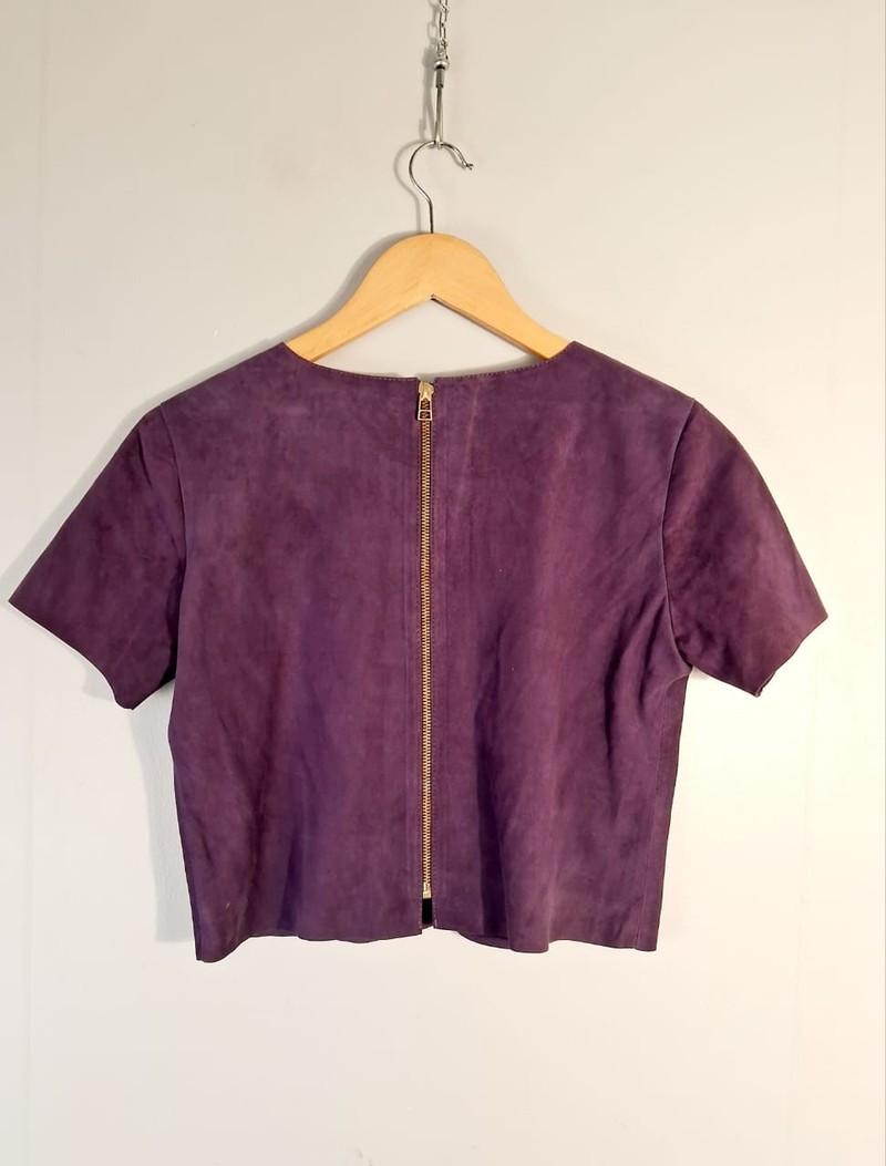 Blusa Tannerie camurça