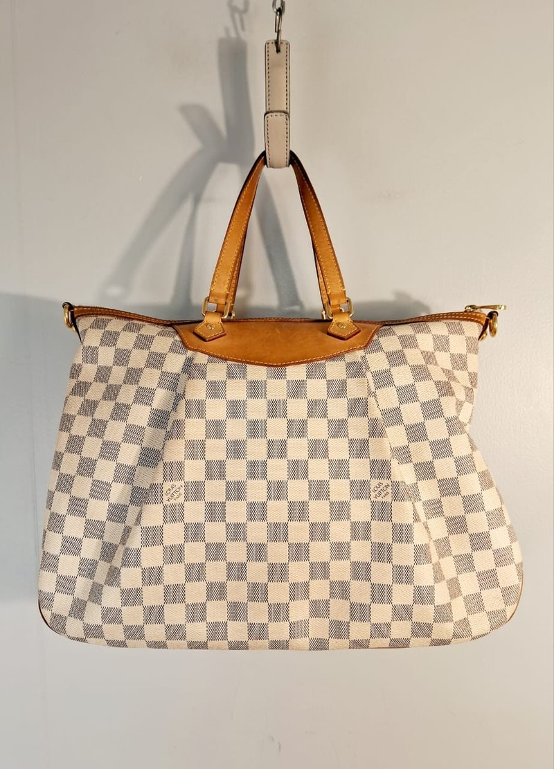 Bolsa Louis Vuitton Siracusa Damier Azur MM