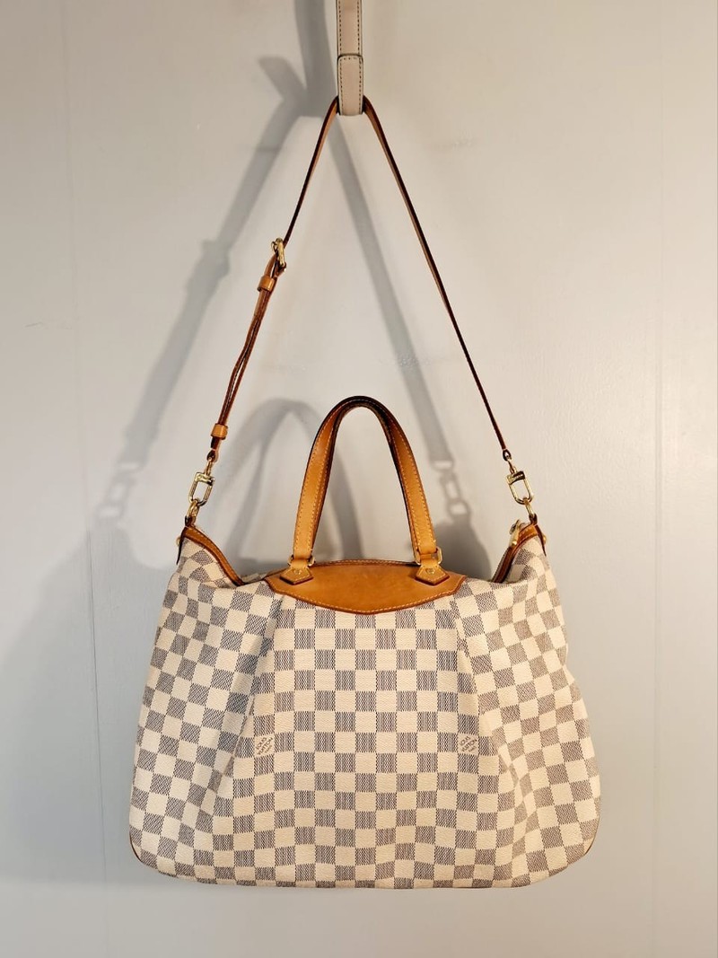 Bolsa Louis Vuitton Siracusa Damier Azur MM