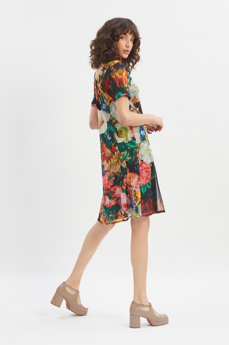 Vestido tule cordão São Francisco