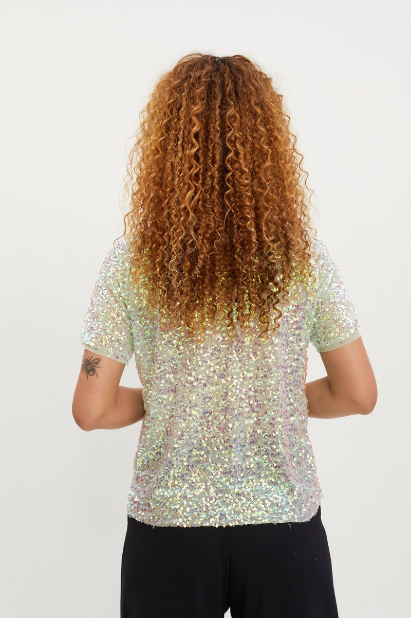 Blusa lantejoula verde