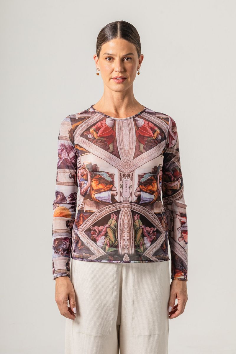 Blusa de Tule segunda pele Lightmatter Sistine