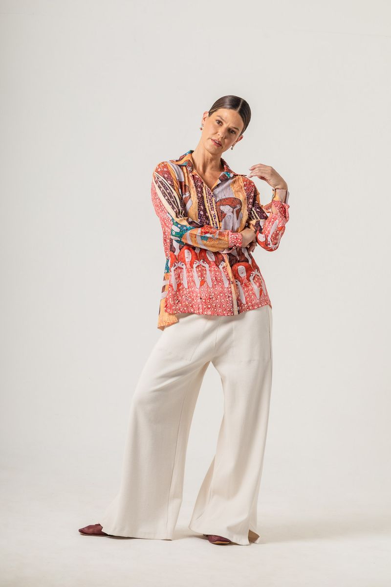 Camisa estampada Klimt Beethoven