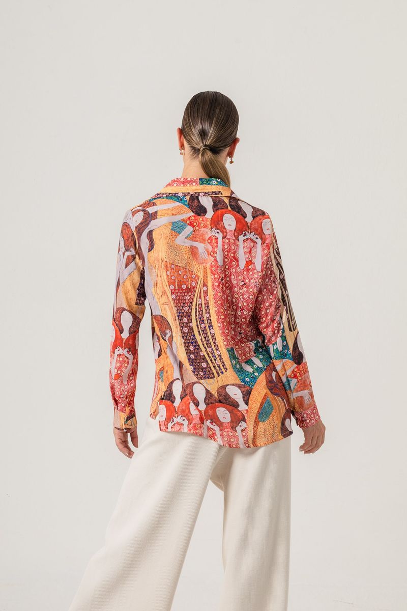 Camisa estampada Klimt Beethoven