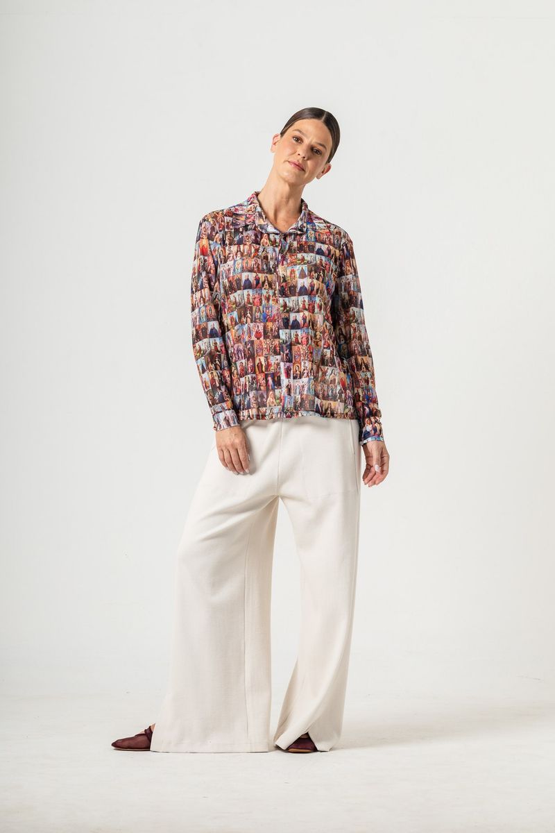 Camisa de Tule Santinhos