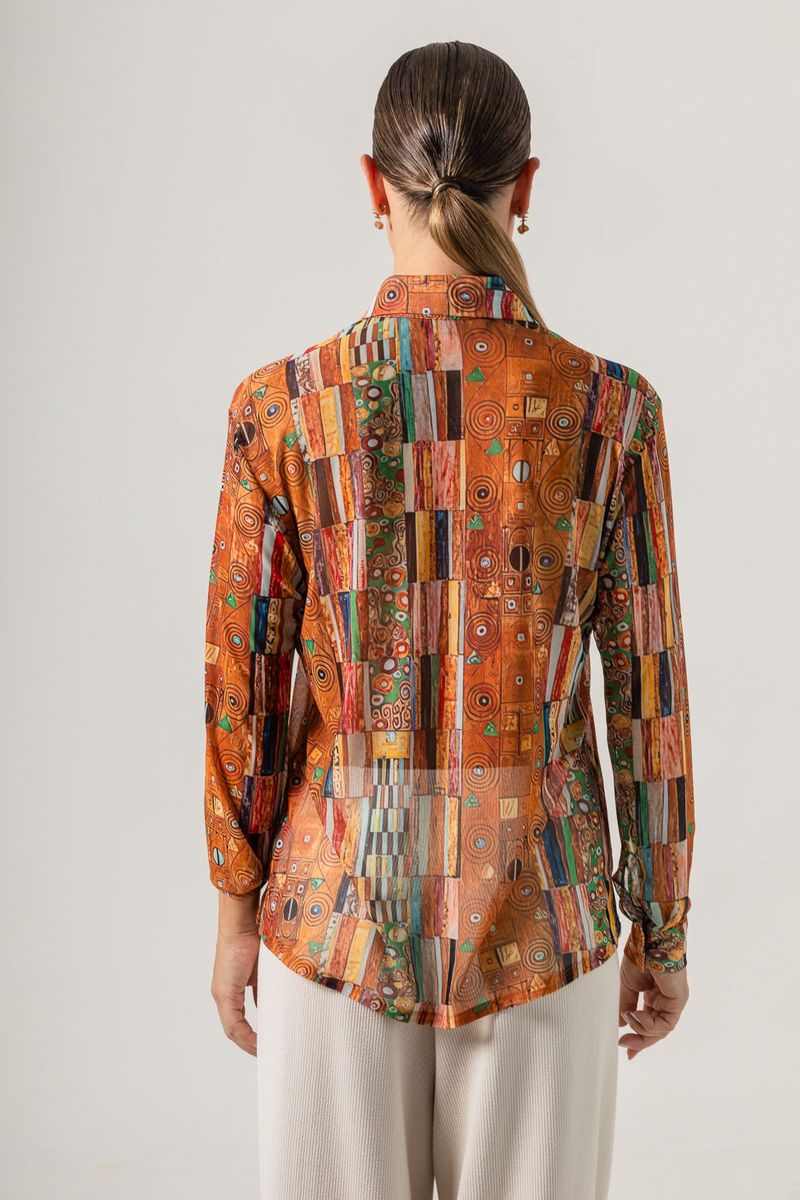 Camisa de Tule Klimt Golden Knight