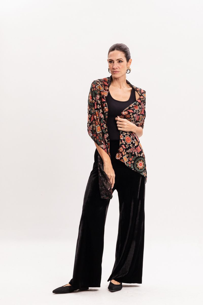 Lenço Estampado em Viscose