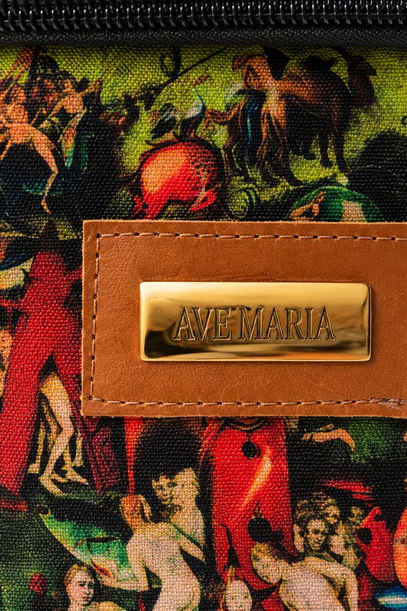 Lancheira Térmica Estampada Jardim das Delícias com Alça