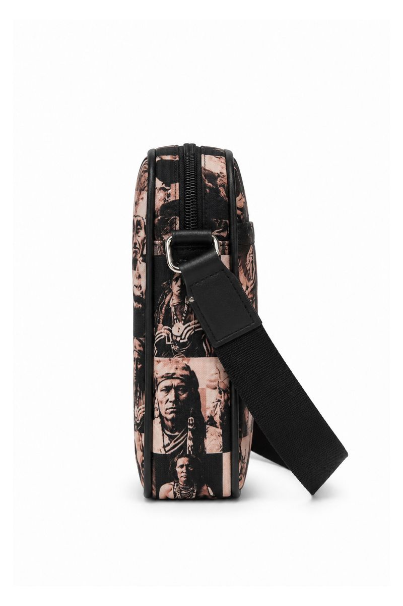 Bolsa Bag Transversal Estampada Indios
