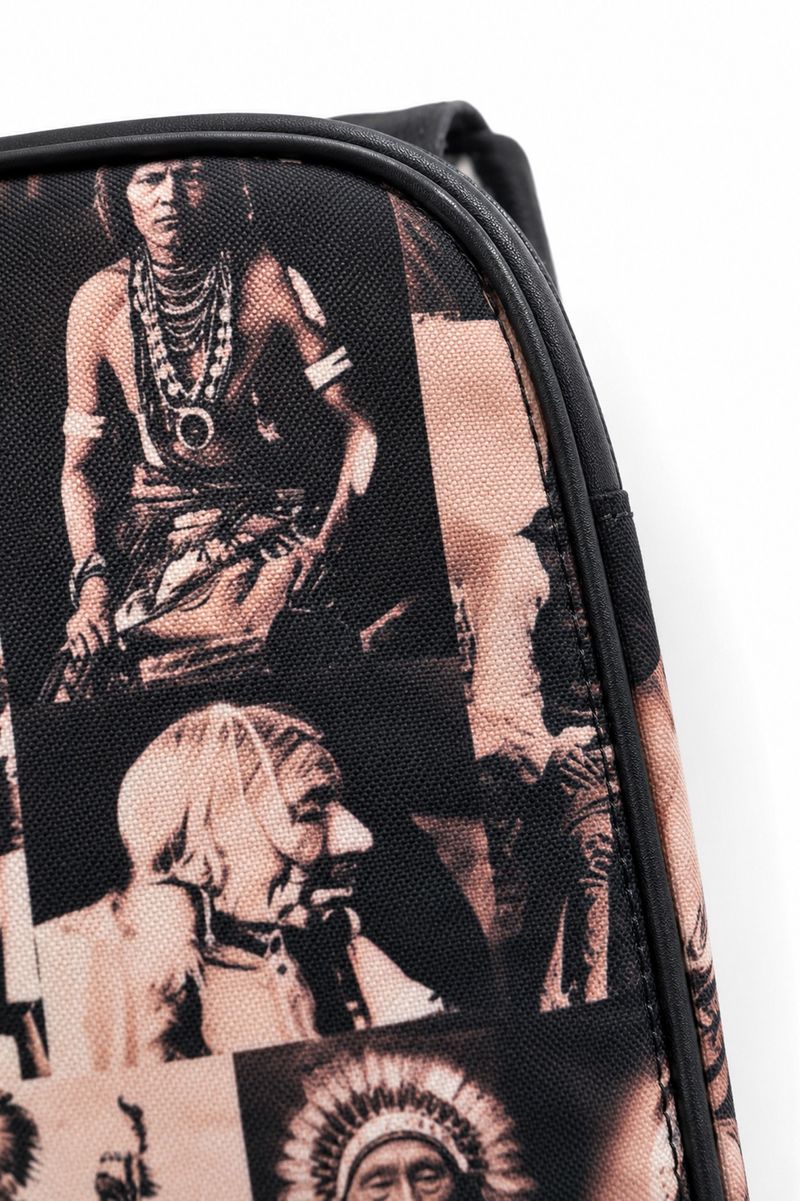 Bolsa Bag Transversal Estampada Indios