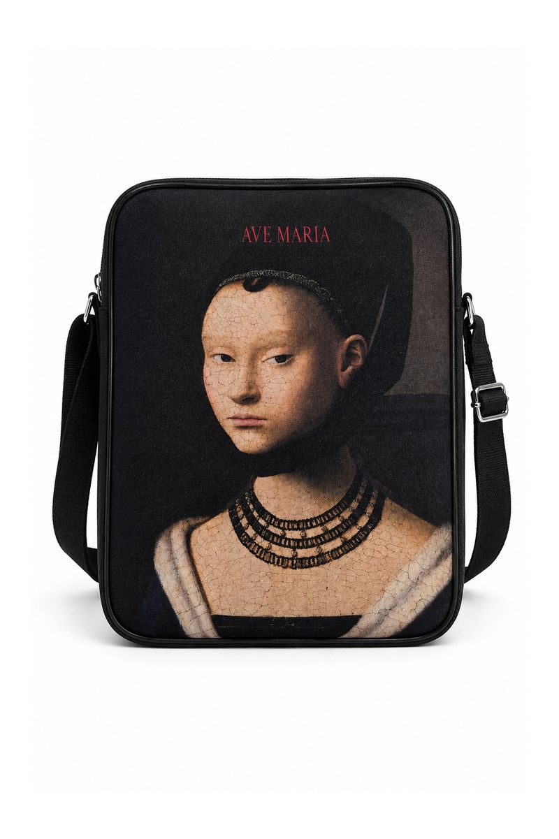 Bolsa Bag Transversal Estampada Quadro renascentista
