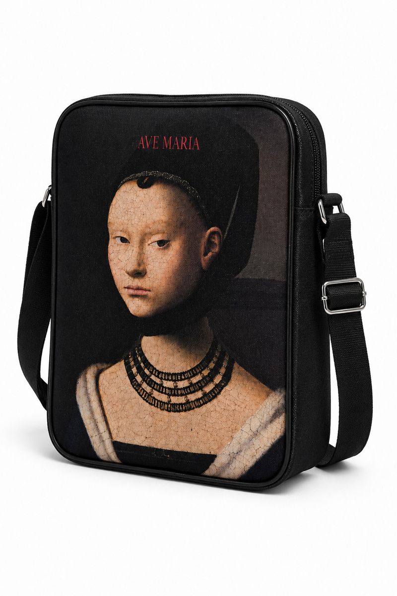 Bolsa Bag Transversal Estampada Quadro renascentista