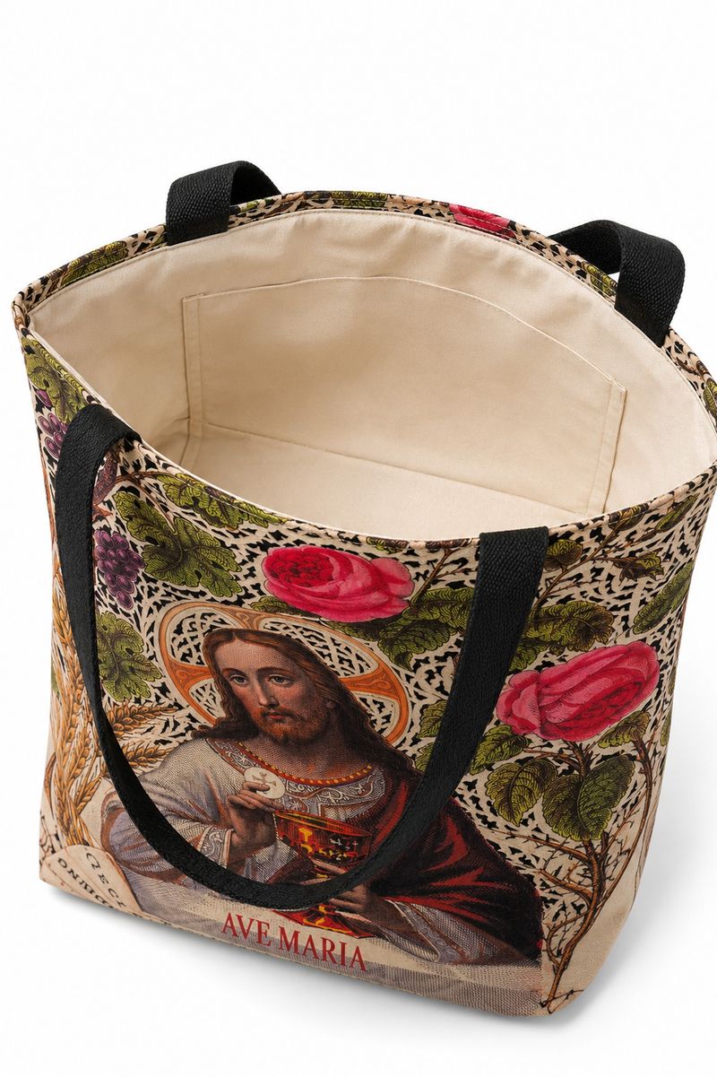 Sacola Eco Estampada Santo Rendado