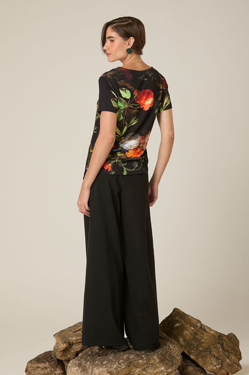 Blusa de Malha Estampa Elias Vanden Broeck