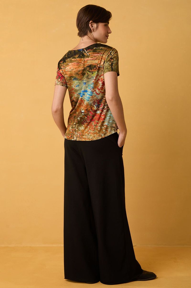 Blusa de Malha Estampa Vicente Van Gogh