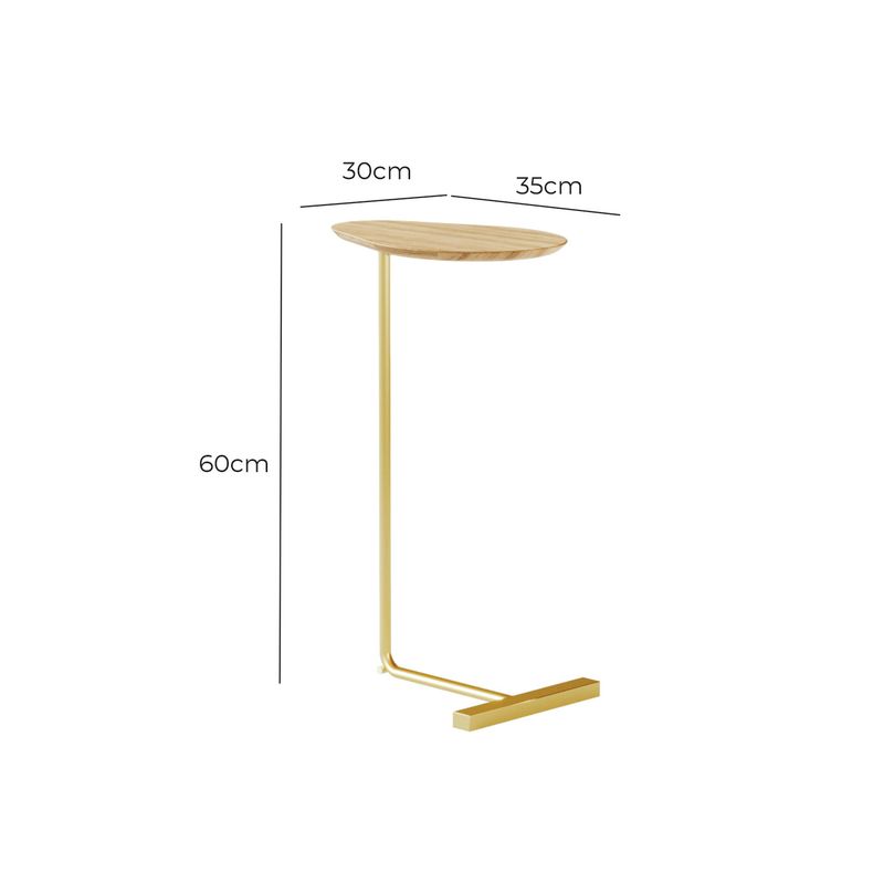 Mesa lateral flutuante Vege Babus