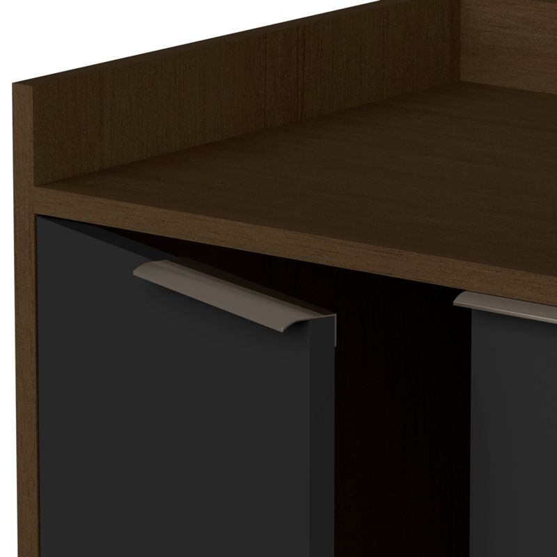 Buffet Aparador com 3 Portas Verona Babus - Canela / Preto